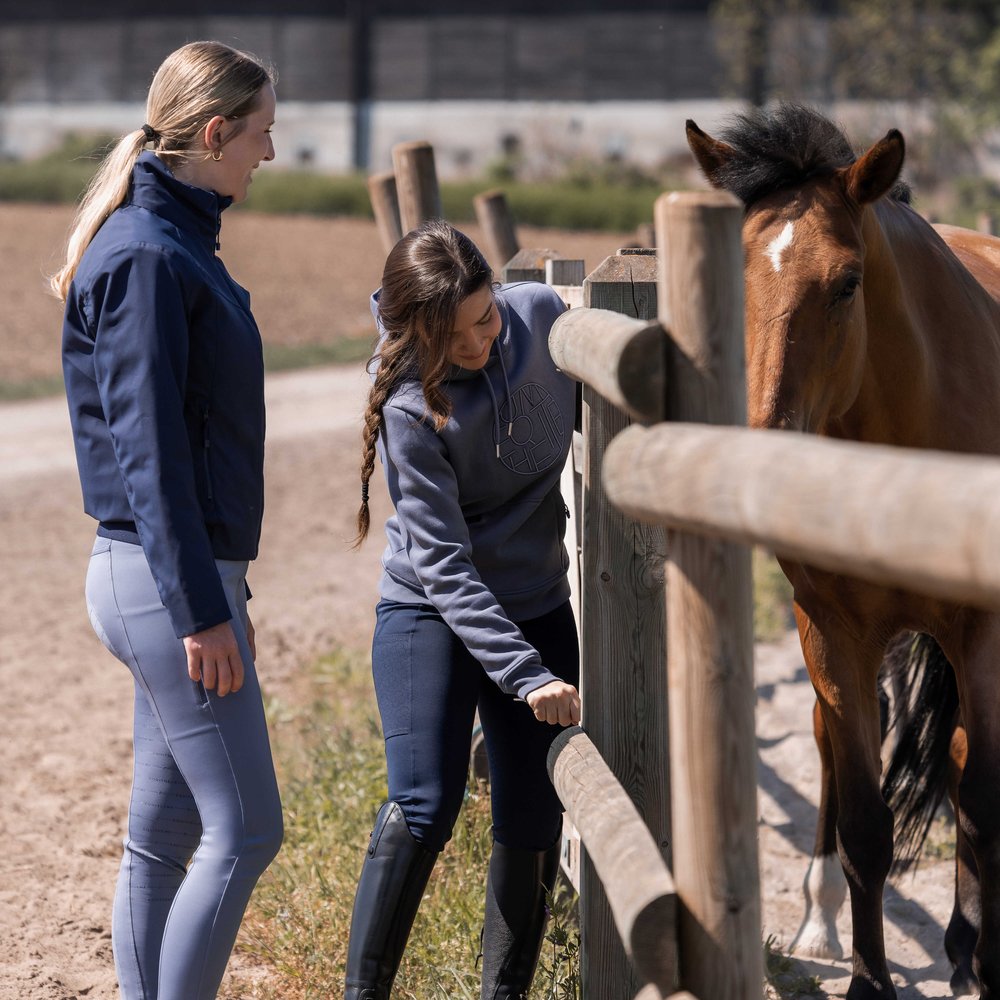 Pantalon Equithème - Capucine Gris porté