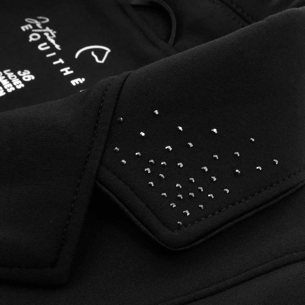 Veste de concours Equithème - Stockholm Noir détail