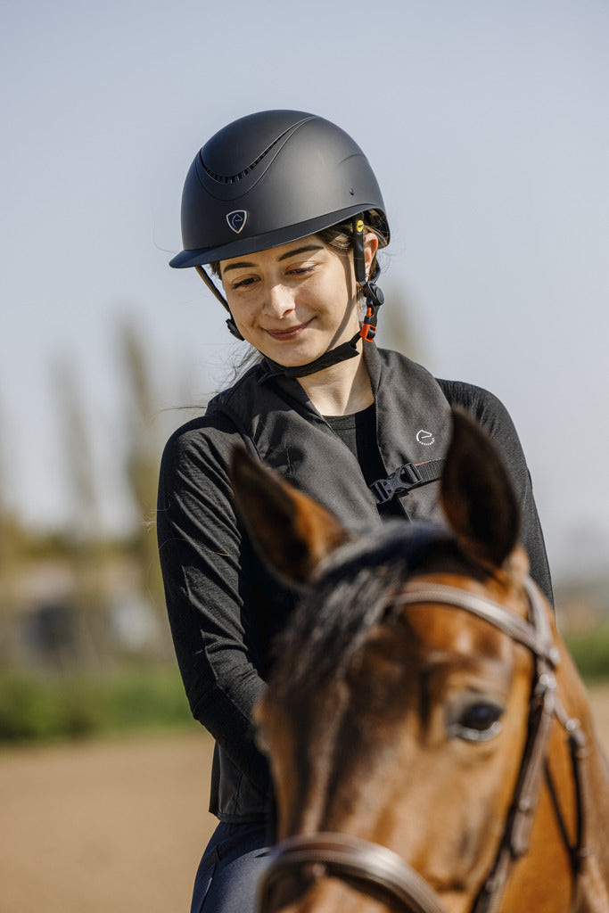 Casque Equithème Wings Noir Mat