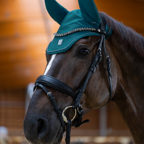 Licou Anatomique En Cuir MIRZA, Noir Ou Havane, Poney/shettland