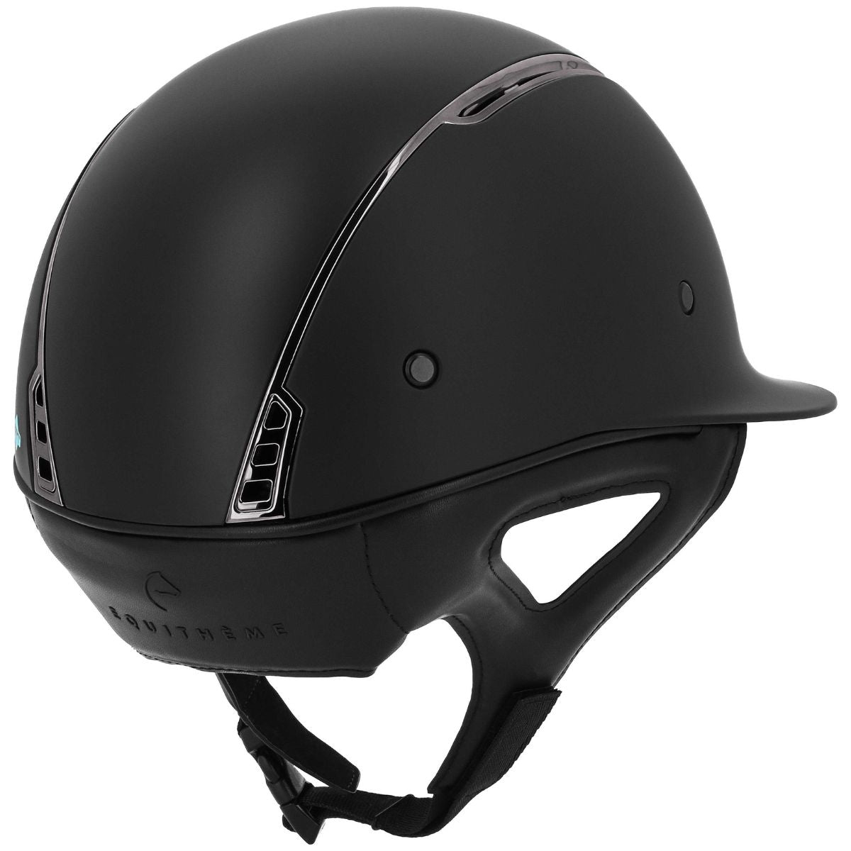 Casque-EQUITHEME-Soazy-Mat-chrome-noir-2