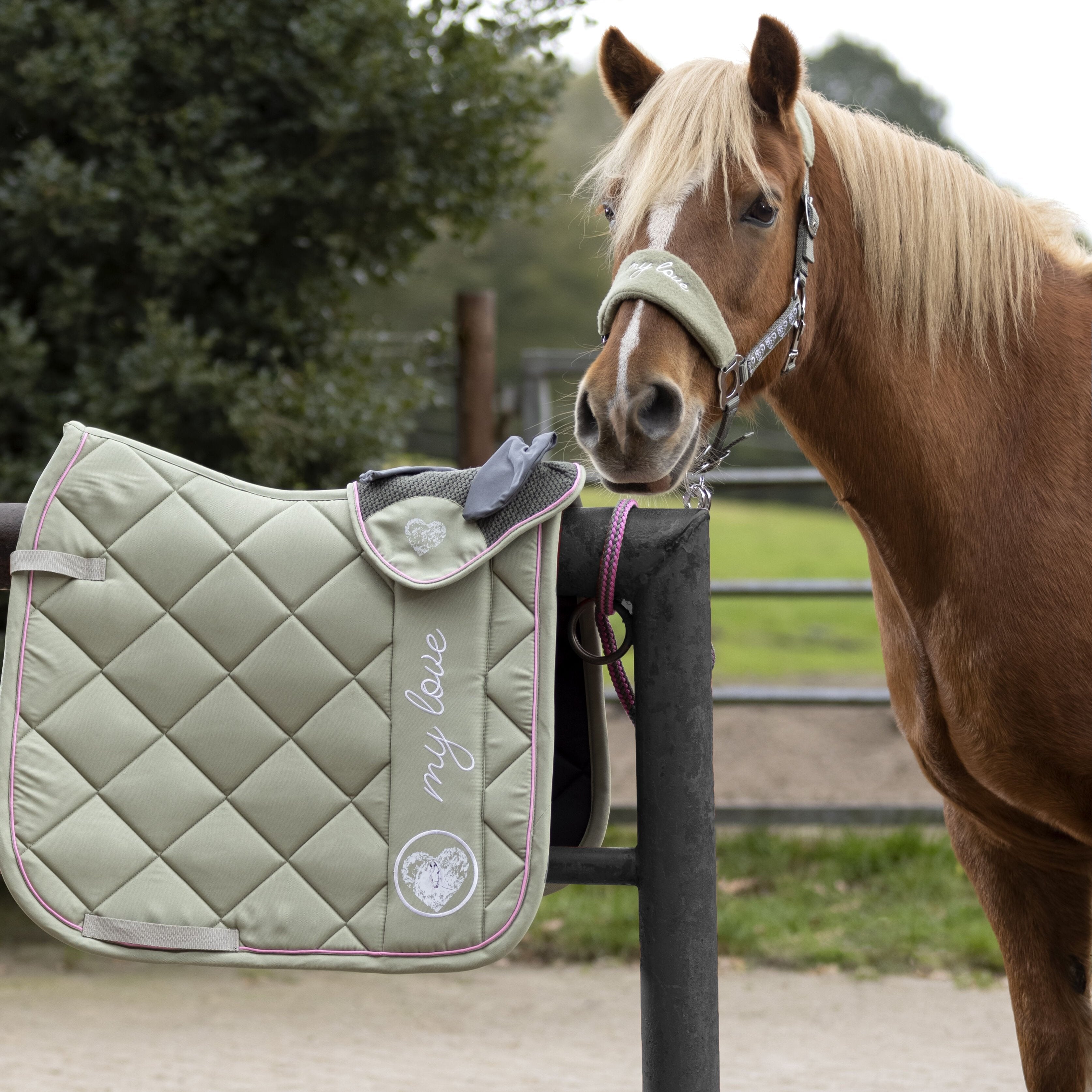 Tapis poney vert HKM Horse Spirit