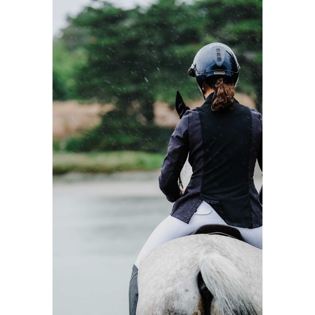 Veste de concours EQUITHÈME Noir - Oliva