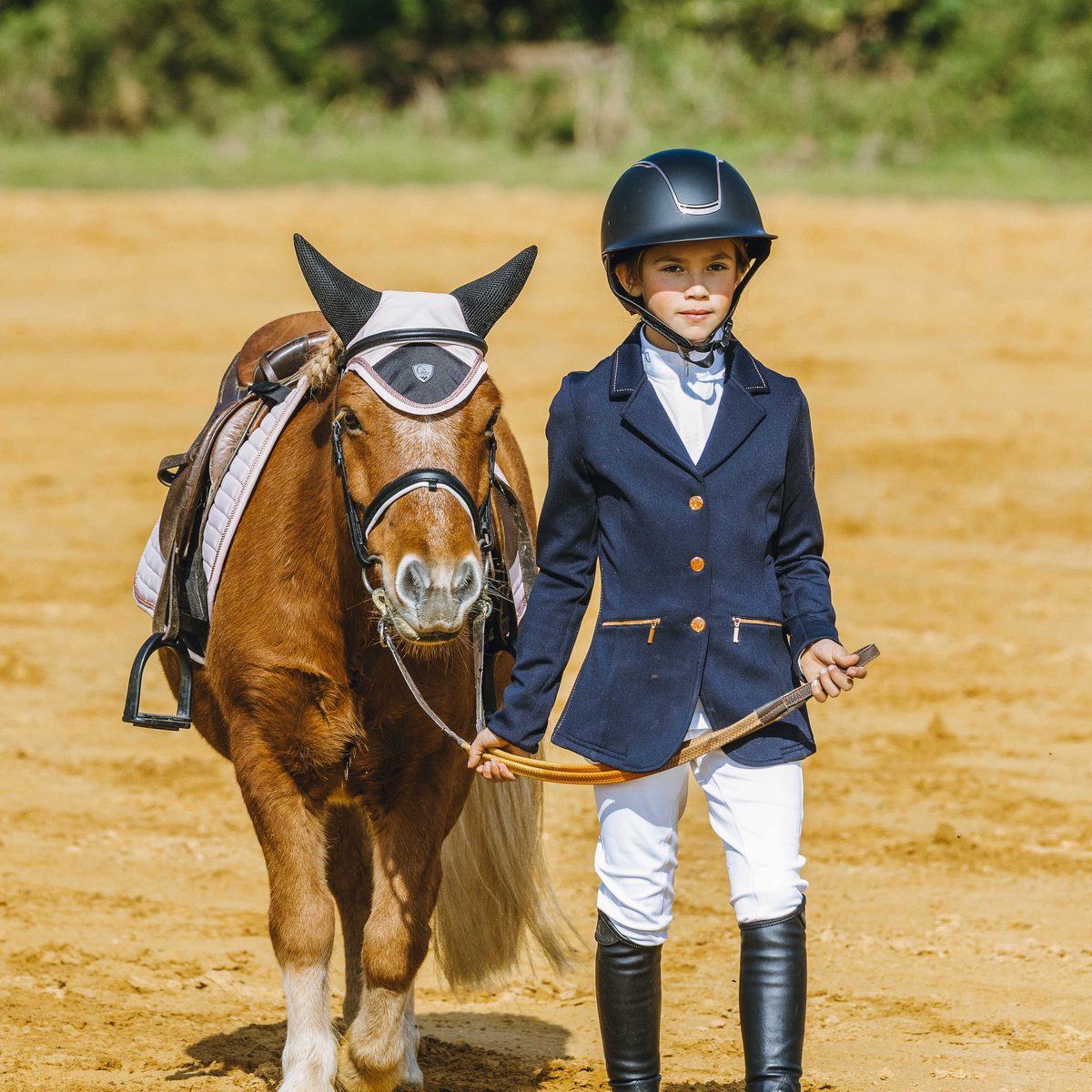 Veste de concours enfant Equithème Athens marine