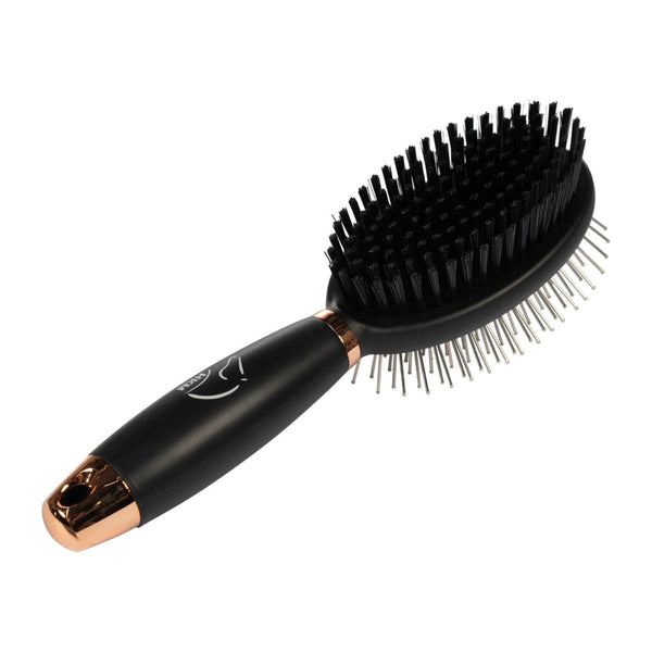 Brosse Étrille Désépaississante Pour Cheval – Design Ergonomique (Bois Et Métal, Neuf)