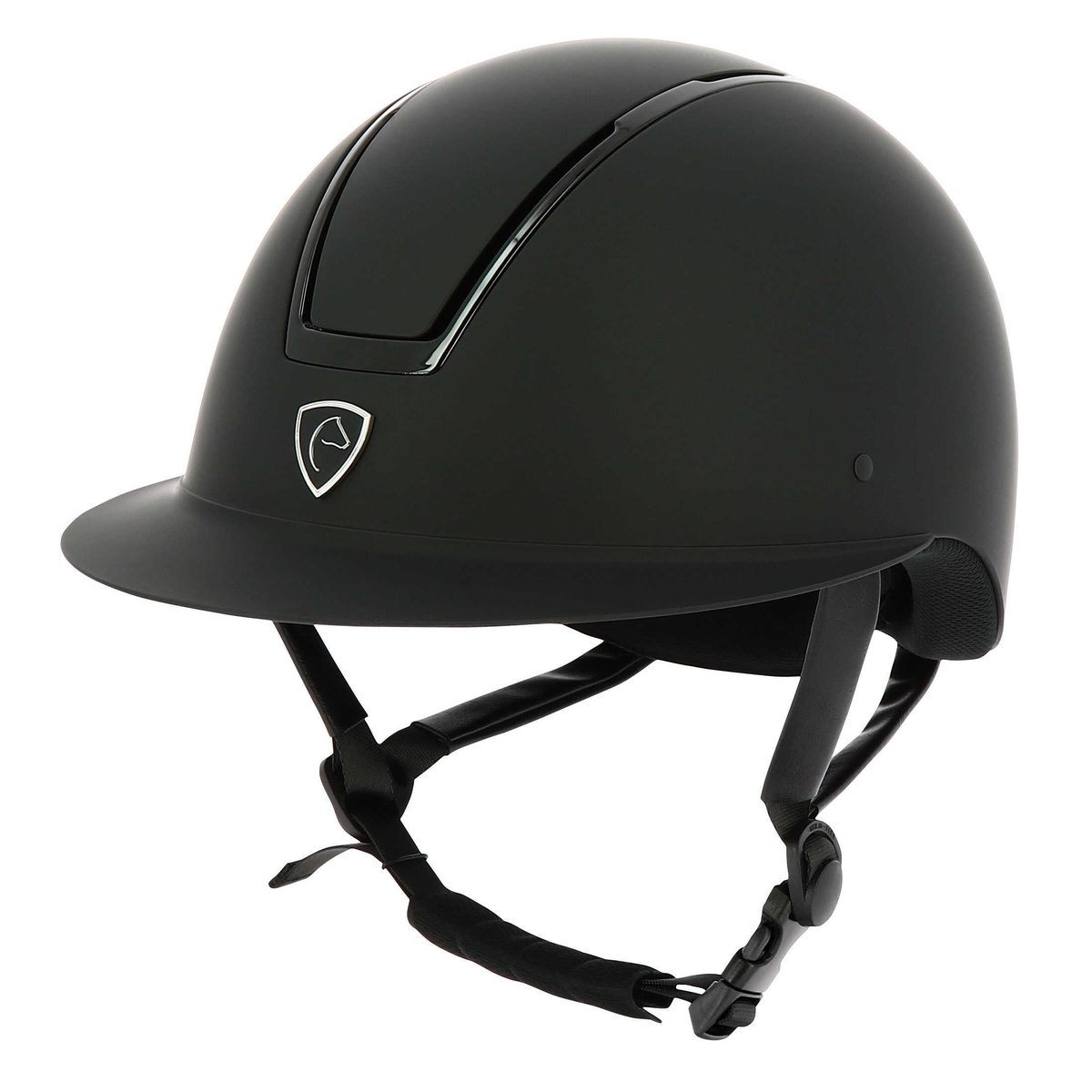 Casque d'équitation Equithème Glint Mat noir