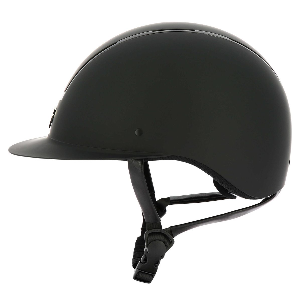 Casque d'équitation Equithème Glint Mat noir - arrière