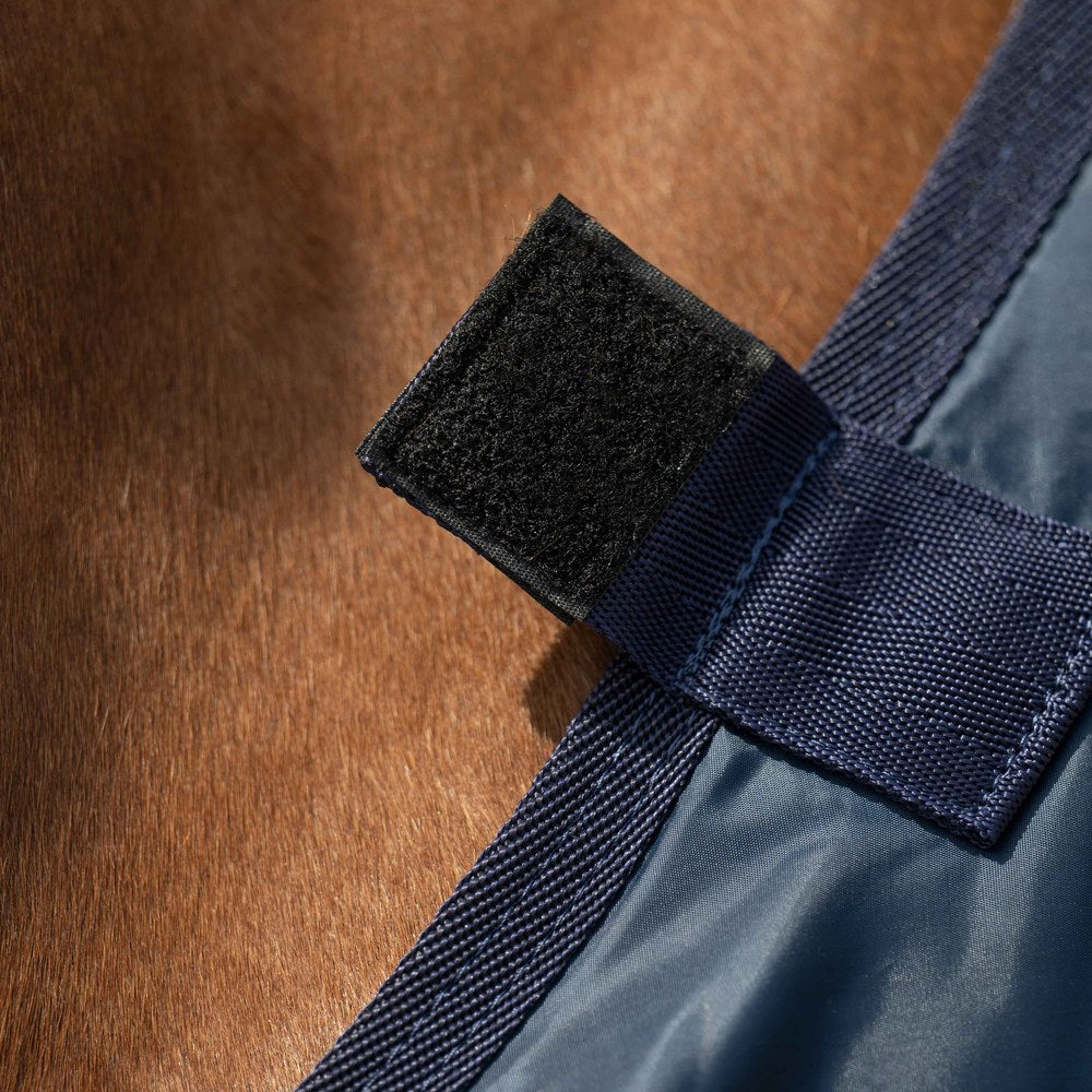 Couverture d'extérieur HKM Kombi 2 clip-in Bleu foncé portée