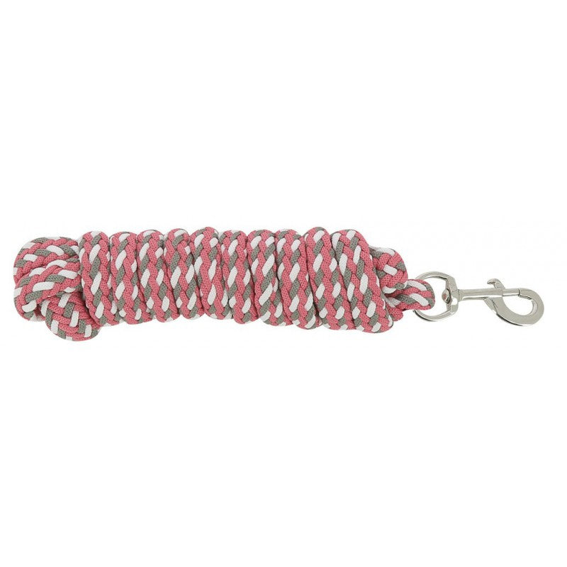 Longe d'attache NORTON tricolore - brun clair, rose et blanc