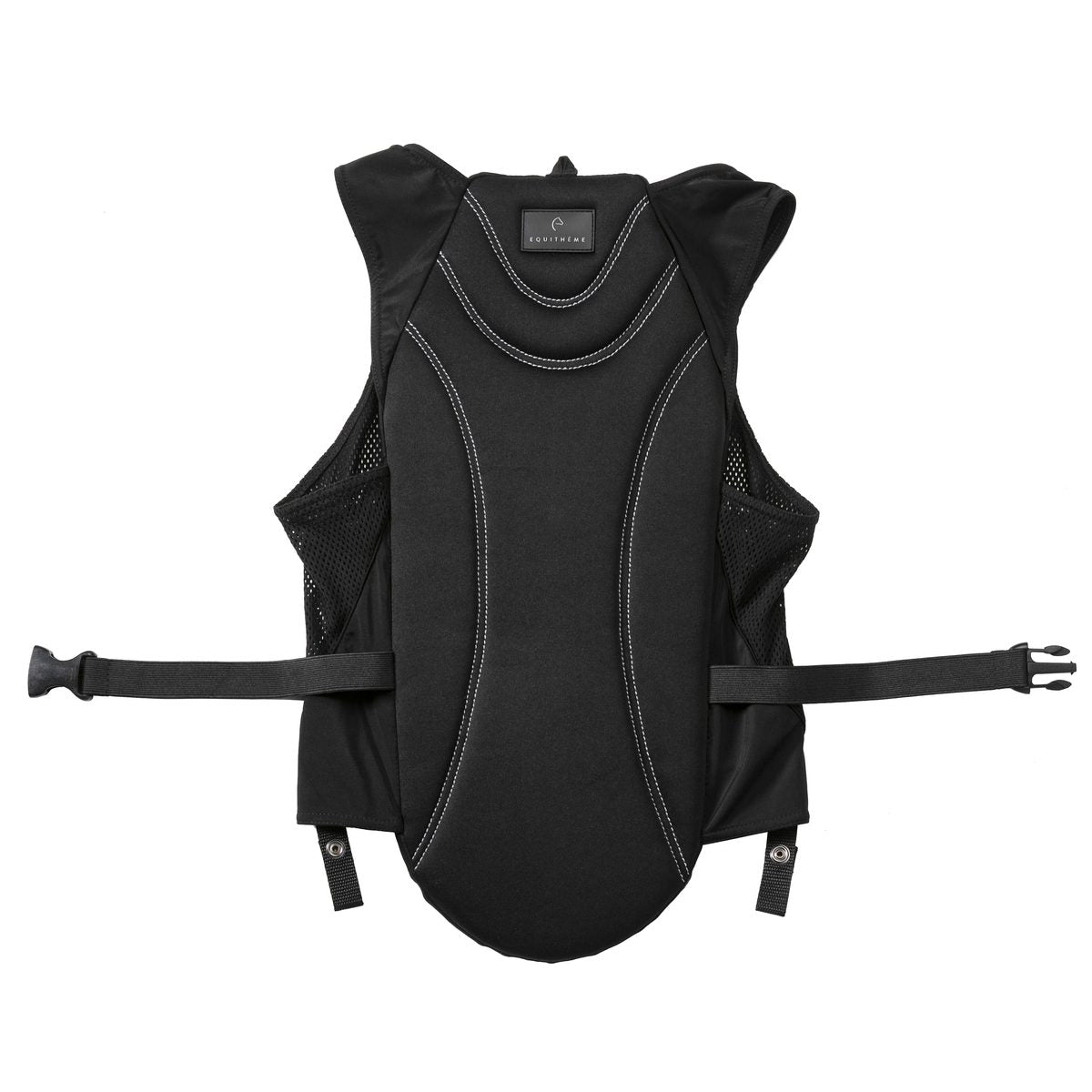 Dorsale de protection Equithème Mesh noir - détail