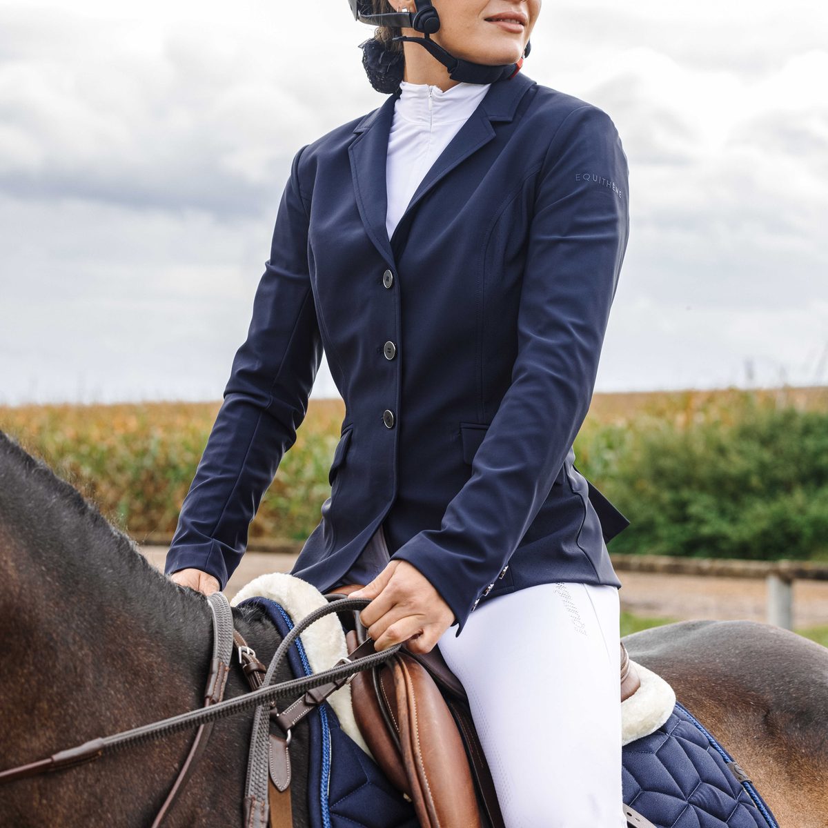 Veste de concours Equithème Nancy marine