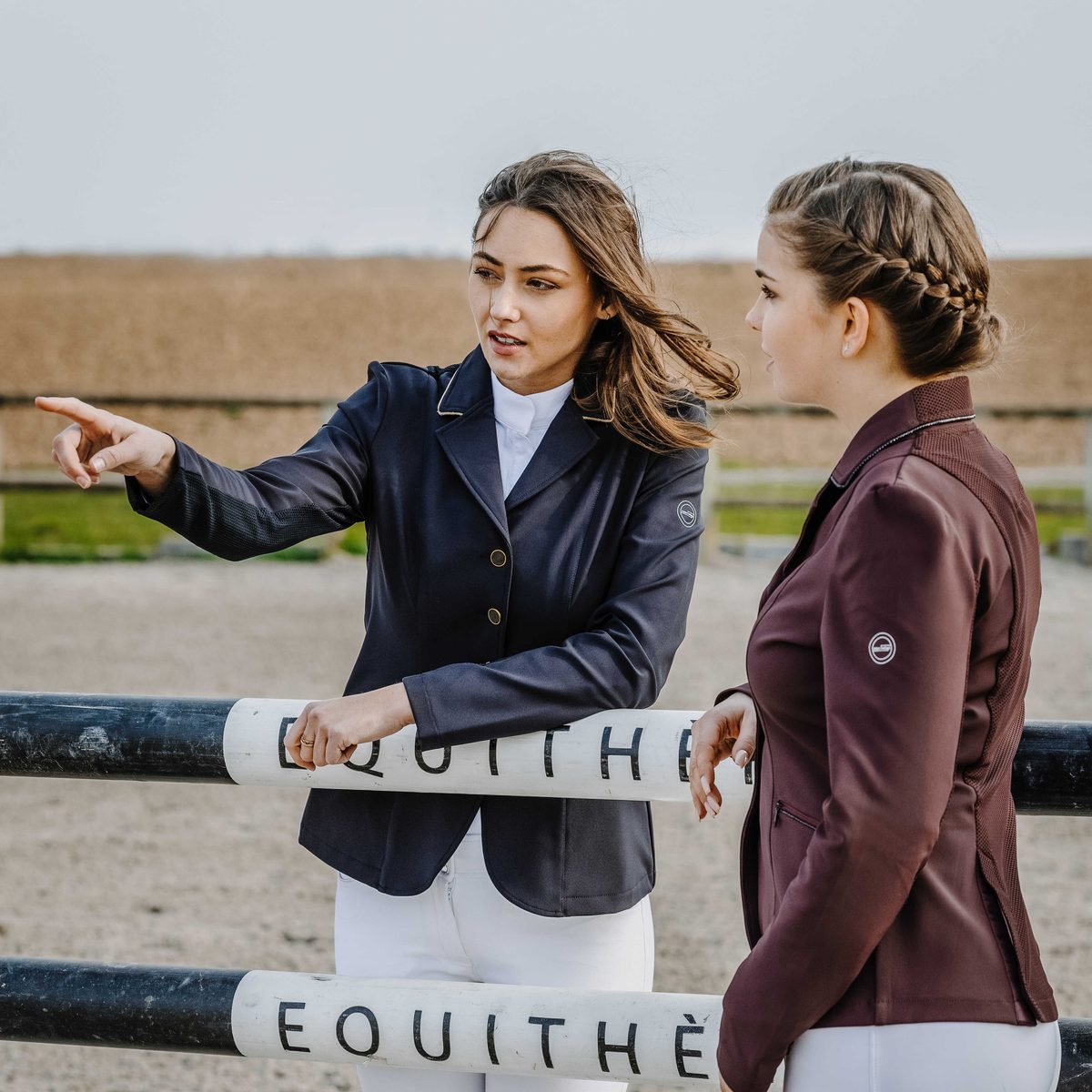 Veste de concours Equithème Oliva noir