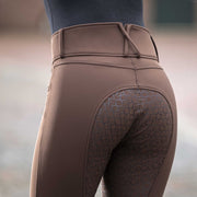 Pantalon d'équitation pour femme du 34 au 44 HKM Artic Bay full grip marron