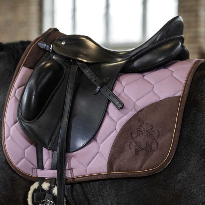 Ensemble Selle Enfant Pour Poney – 8 Pouces Cuir Rose Peint Main – Floral Western