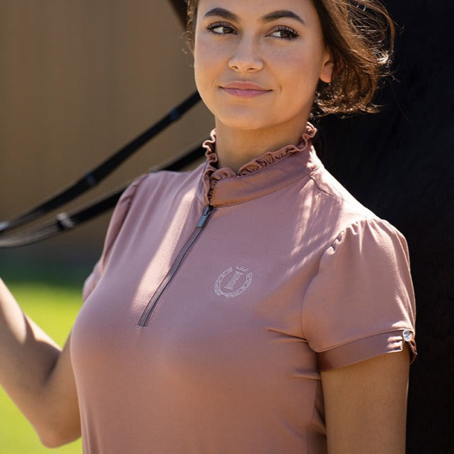 Polo à manches courtes pour femmes du XS au XXL Imperial Riding Anna rose