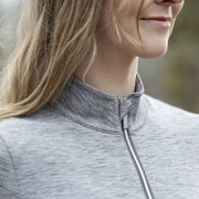 Tee-shirt à manches longues pour cavalières du XS au XXL HKM Rosewood gris chiné