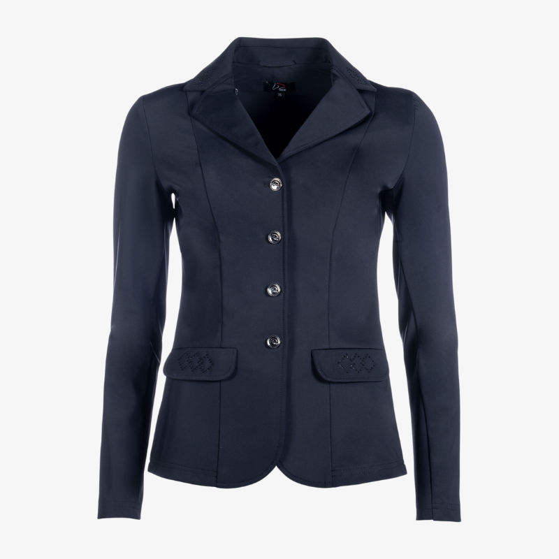 Veste de concours pour femme du 34 au 48 HKM Aurora marine
