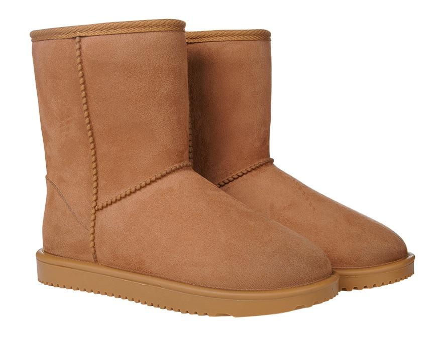 Boots fourrées et imperméables pour enfants et adultes HKM Davos camel