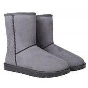 Boots fourrées et imperméables pour enfants et adultes HKM Davos grises
