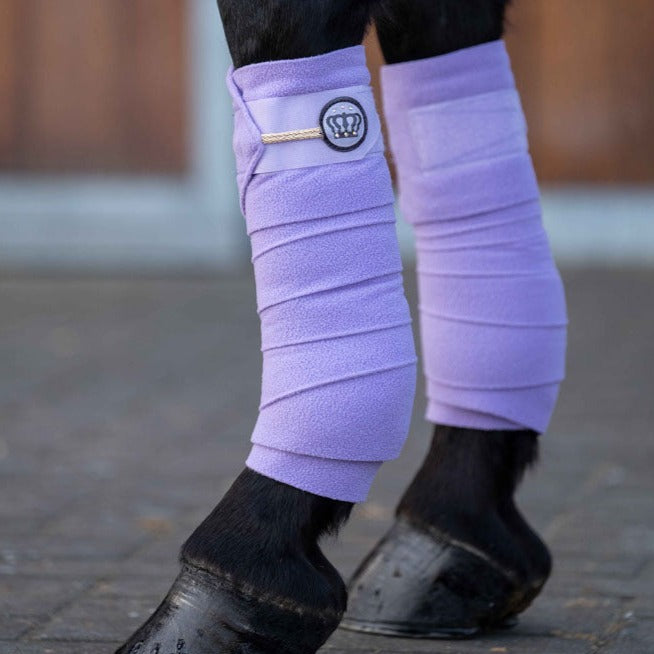 Bandes polaires pour poneys et chevaux HKM Lavender Bay lavande