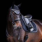 Bonnet anti-mouches pour chevaux Imperial Riding Lovely noir