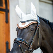 Bonnet anti-mouches pour poneys et chevaux HKM Edinburgh orange