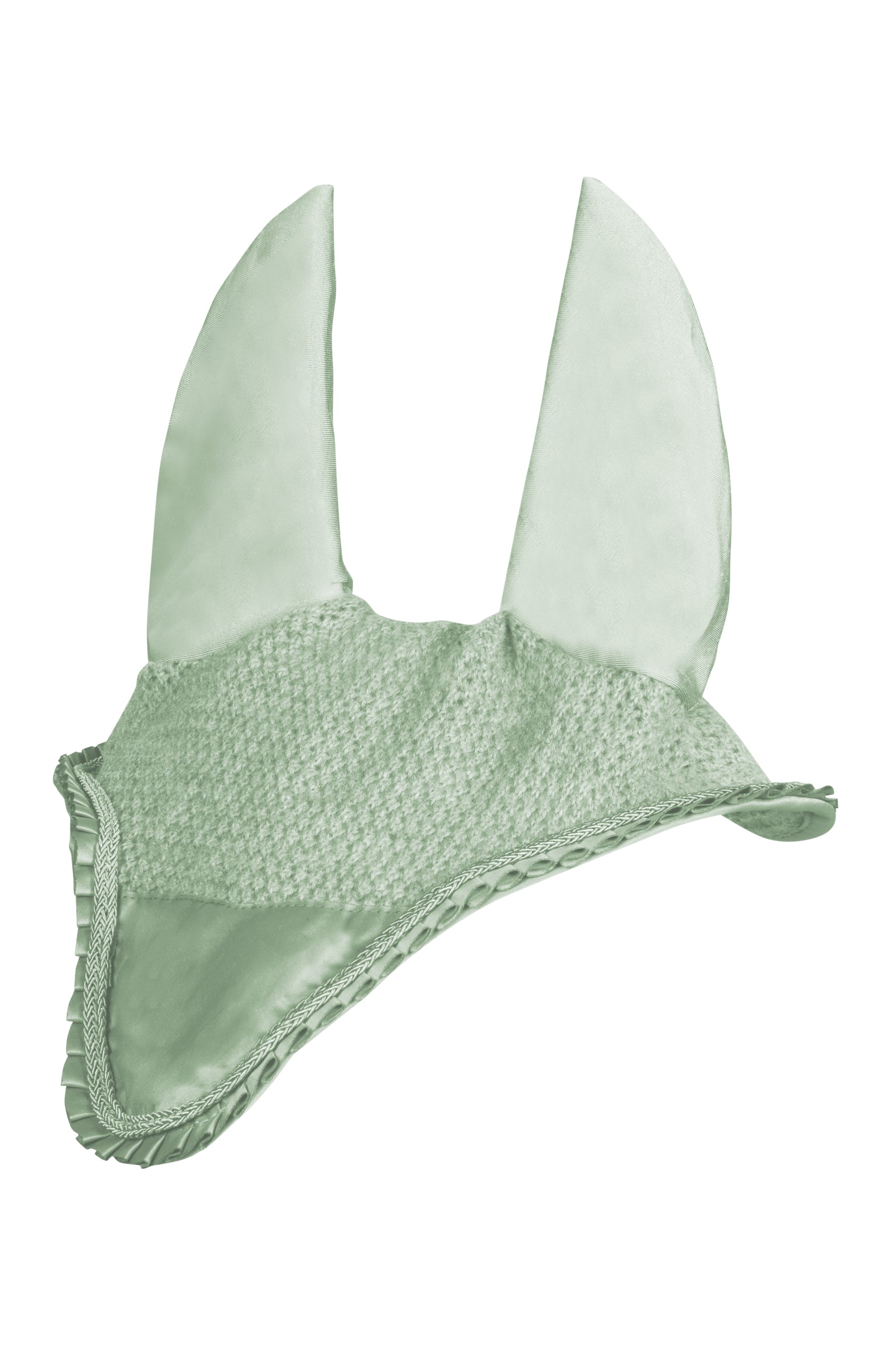 Bonnet anti-mouches pour poneys et chevaux HKM Monaco noble menthe