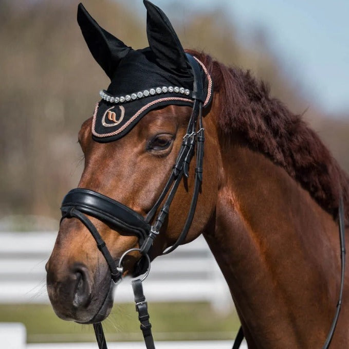 Bonnet de travail aux propriétés thermiques pour chevaux Back On Track Haze noir