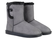 Boots fourrées et imperméables pour enfants et adultes HKM Davos Star grises