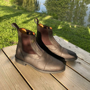 Boots en cuir gras Privilège Equitation Campo marron
