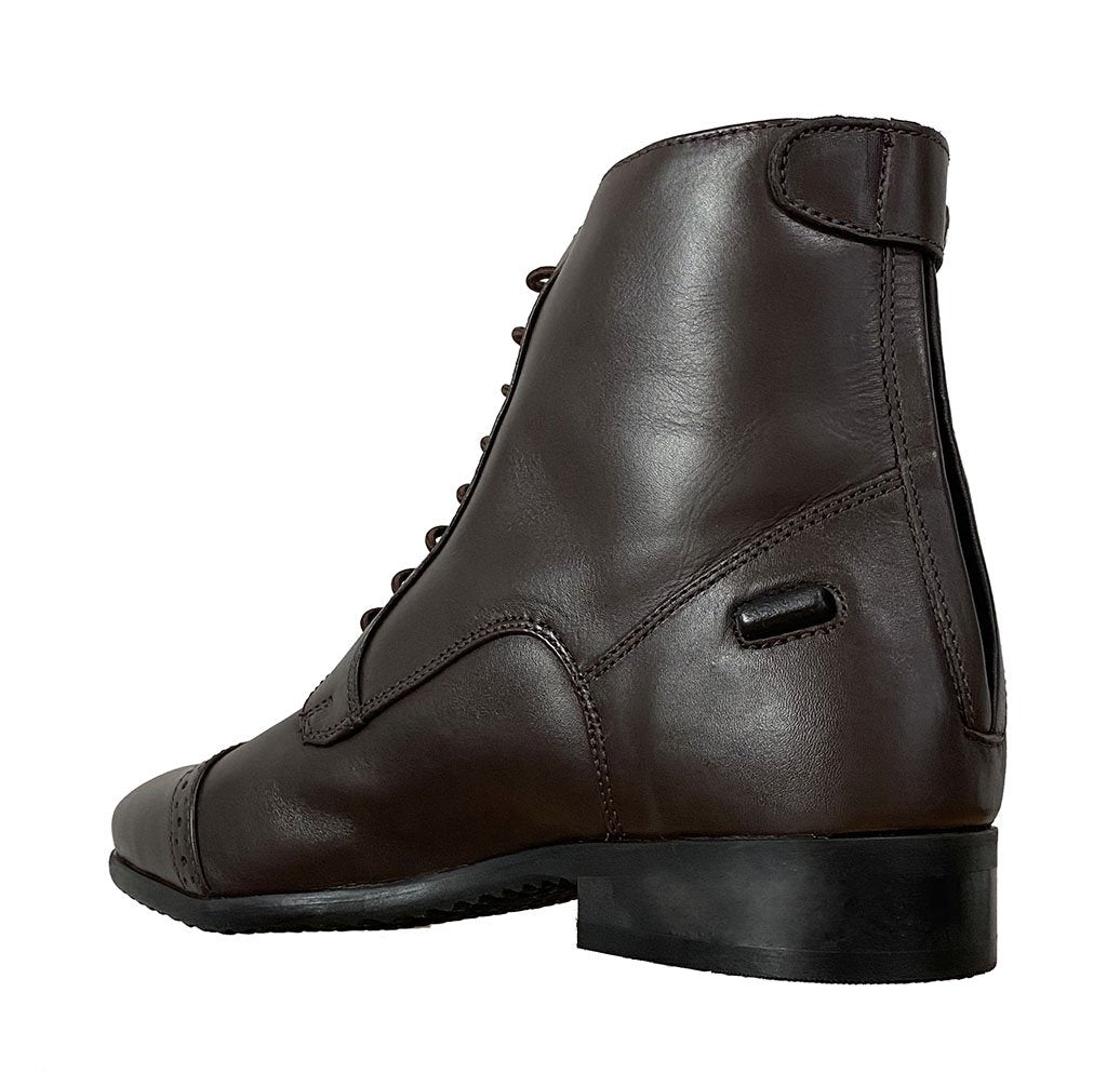 Arrière de la boots Privilège Equitation Milano marron