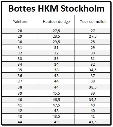 Bottes d'équitation HKM Stockholm