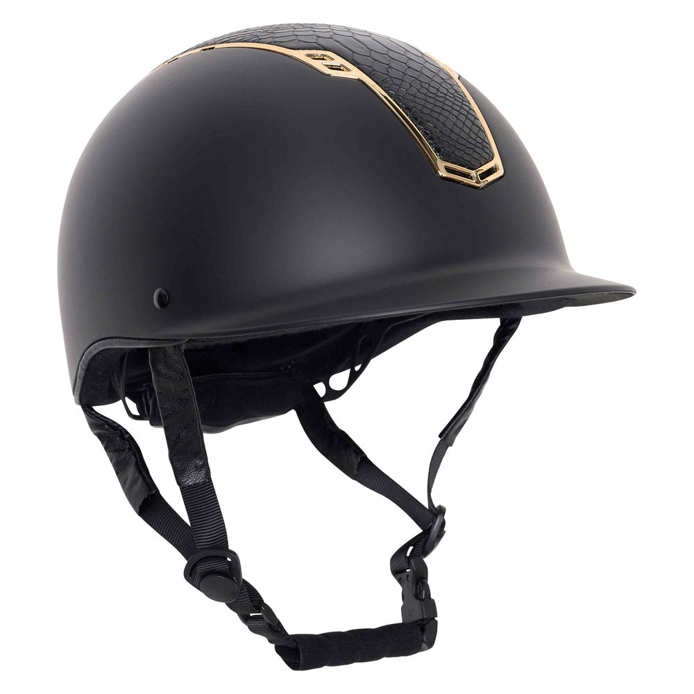 Casque d'équitation pour cavalière du 51 au 61 Imperial Riding Olania Snake noir