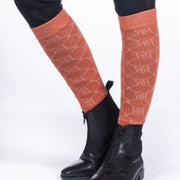 Chaussettes d'équitation pour femmes HKM Edinburgh orange