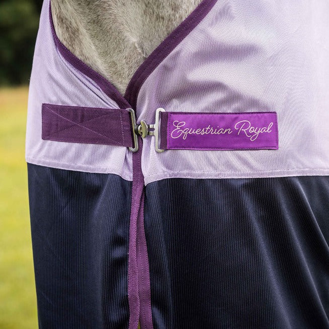 Chemise anti-mouches pour poneys et chevaux du 115 au 165 cms HKM Lavender Bay