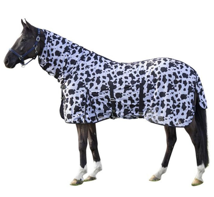 Chemise anti-mouches pour poneys et chevaux HKM Cow