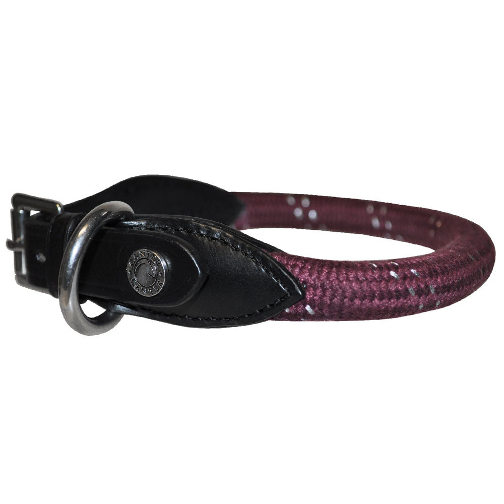 Collier pour chien Canter Corde bordeaux