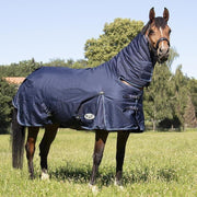 Couverture d'extérieur intégrale imperméable pour poneys et chevaux HKM Combo