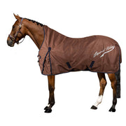 Couverture imperméable pour poneys et chevaux Imperial Riding Super Dry 300 grammes marron
