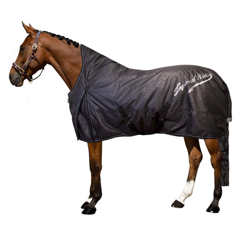 Couverture imperméable pour poneys et chevaux Imperial Riding Super Dry 400 grammes noir