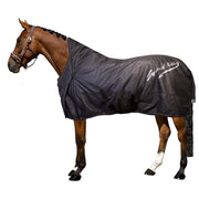 Couverture imperméable pour poneys et chevaux Imperial Riding Super Dry 300 grammes noir