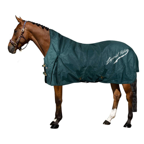 Couverture imperméable pour poneys et chevaux Imperial Riding Super Dry 300 grammes vert