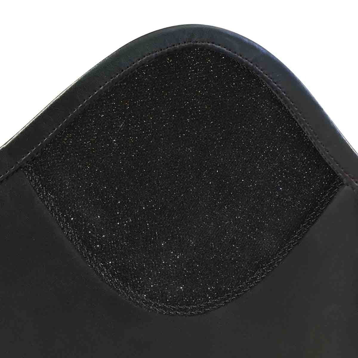 Personnalisation des bottes Privilège Equitation Toscana et Valentia avec empiècement glitter noir