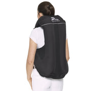 Vue arrière du gilet de protection Privilège Equitation Airbag déclenché