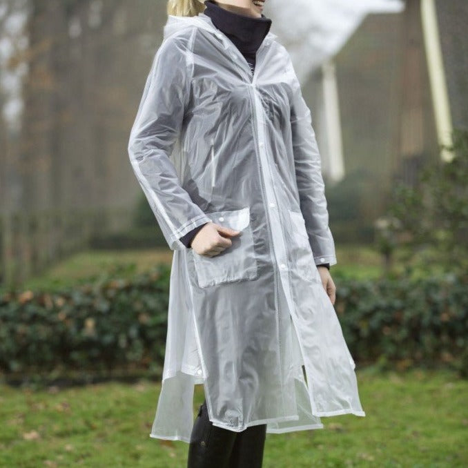 Imperméable transparent en taille adulte HKM modèle long