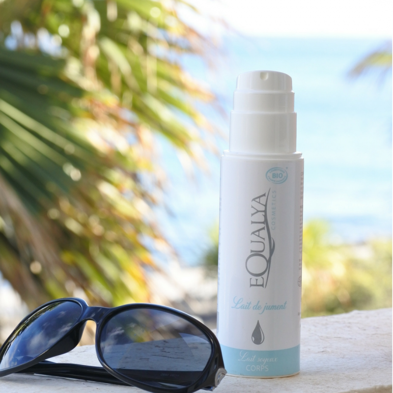 Lait pour le corps Soyeux Equalya au lait de jument 100% français et bio