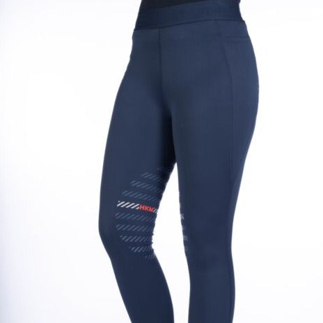 Legging équitation femme du 32 au 46/48 HKM Sports marine