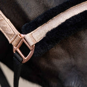 Licol pour poneys et chevaux HKM Rosegold Glitter