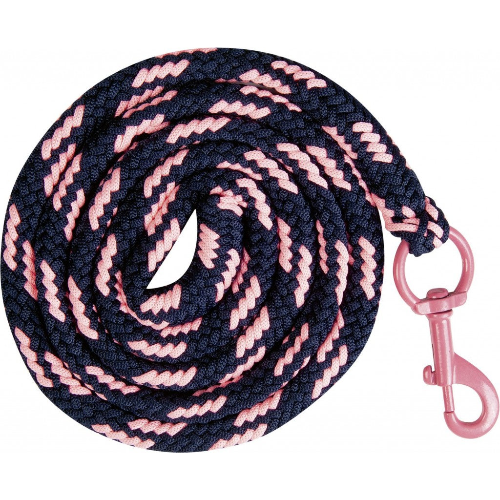 Longe pour poneys et chevaux HKM Classic Polo marine