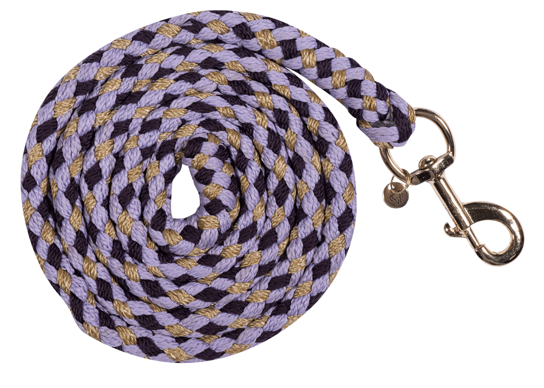 Longe pour poneys et chevaux à assortir au licol HKM Lavender Bay lavande et violet